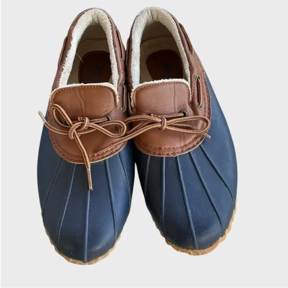 JBU by Jambu Gwen Faux Fur Lined Duck Shoes Women’s 10 Blue Brown
